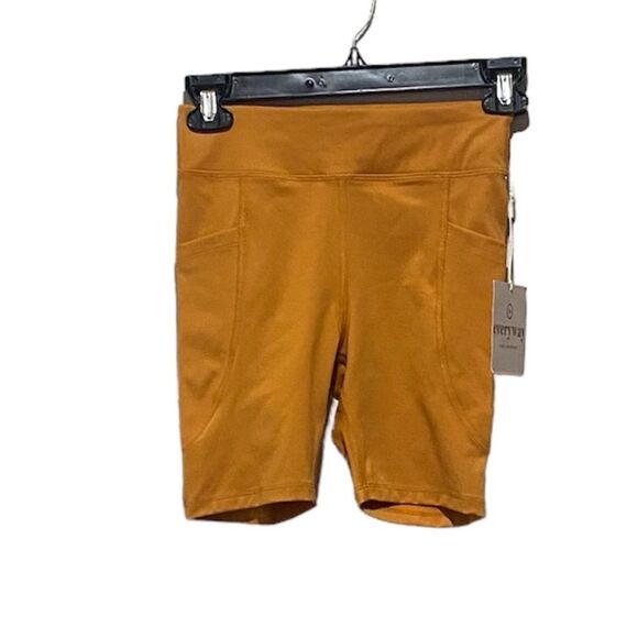 Everyway Kids Activewear Marigold Cycle Short with pockets New with Tags - Picture 1 of 7
